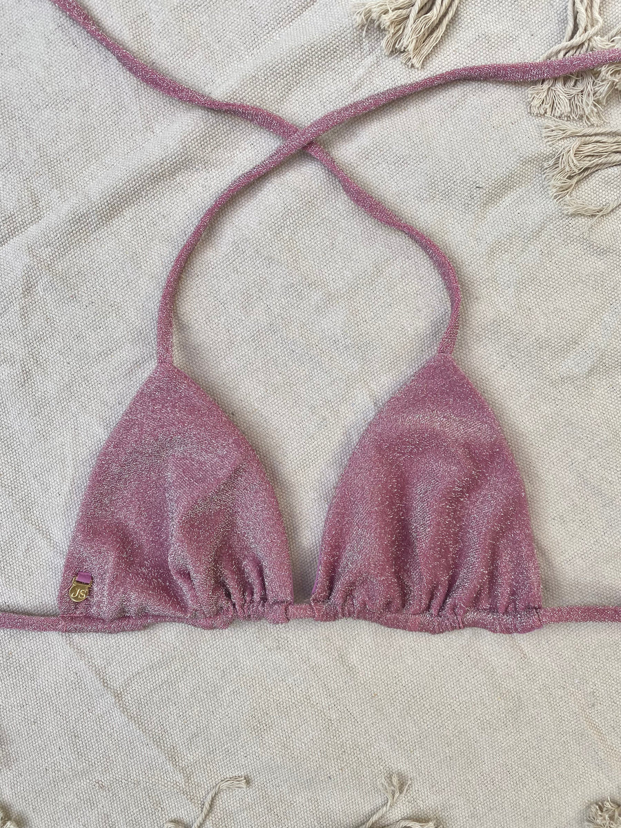 Top Anka Lurex Rosa
